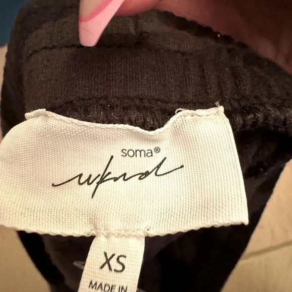 Soma WKND Soft Brushed Terry Jogger, black gray camo size XS - Picture 14 of 14